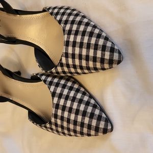 Impo gingham slingbacks